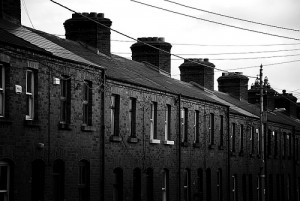 Row of houses - Dublin, Ireland - Photo by azizul hadi